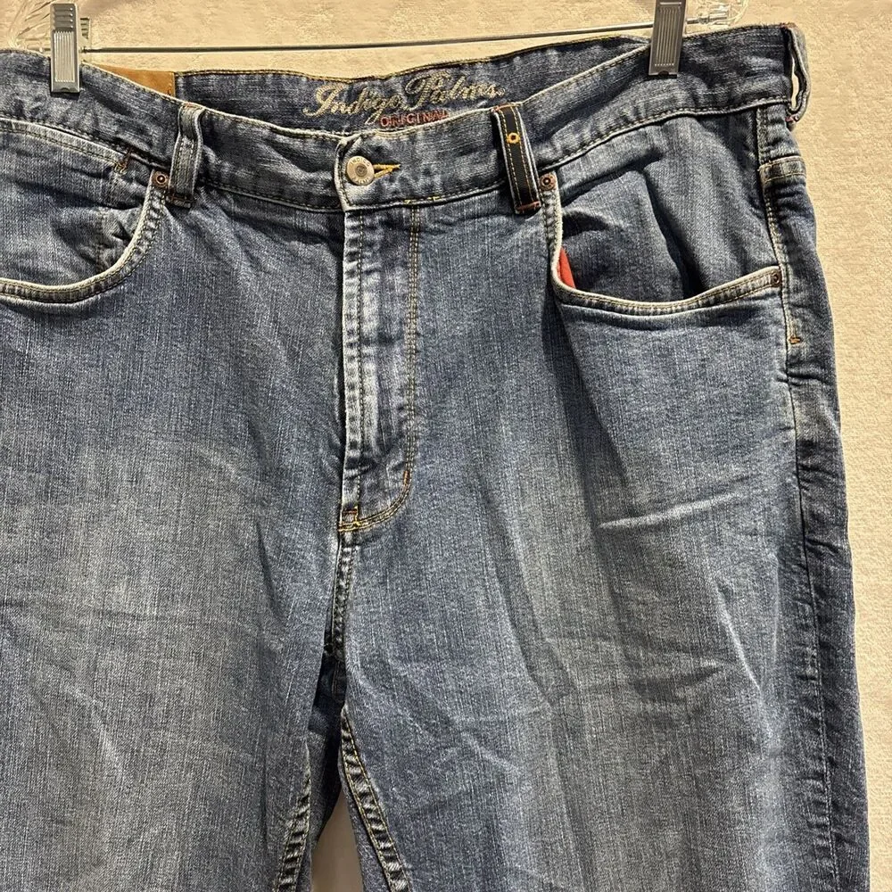 Indigo Palms Men's Jeans Size 38x32 Blue Original Fit Straight Leg Denim Preppy